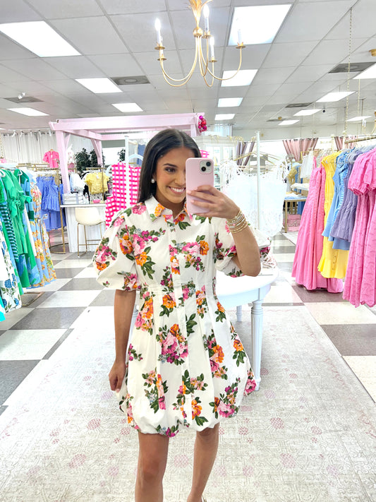 Elle Floral Bubble Dress