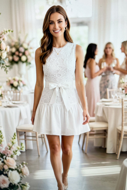 Magnolia White Lace Dress