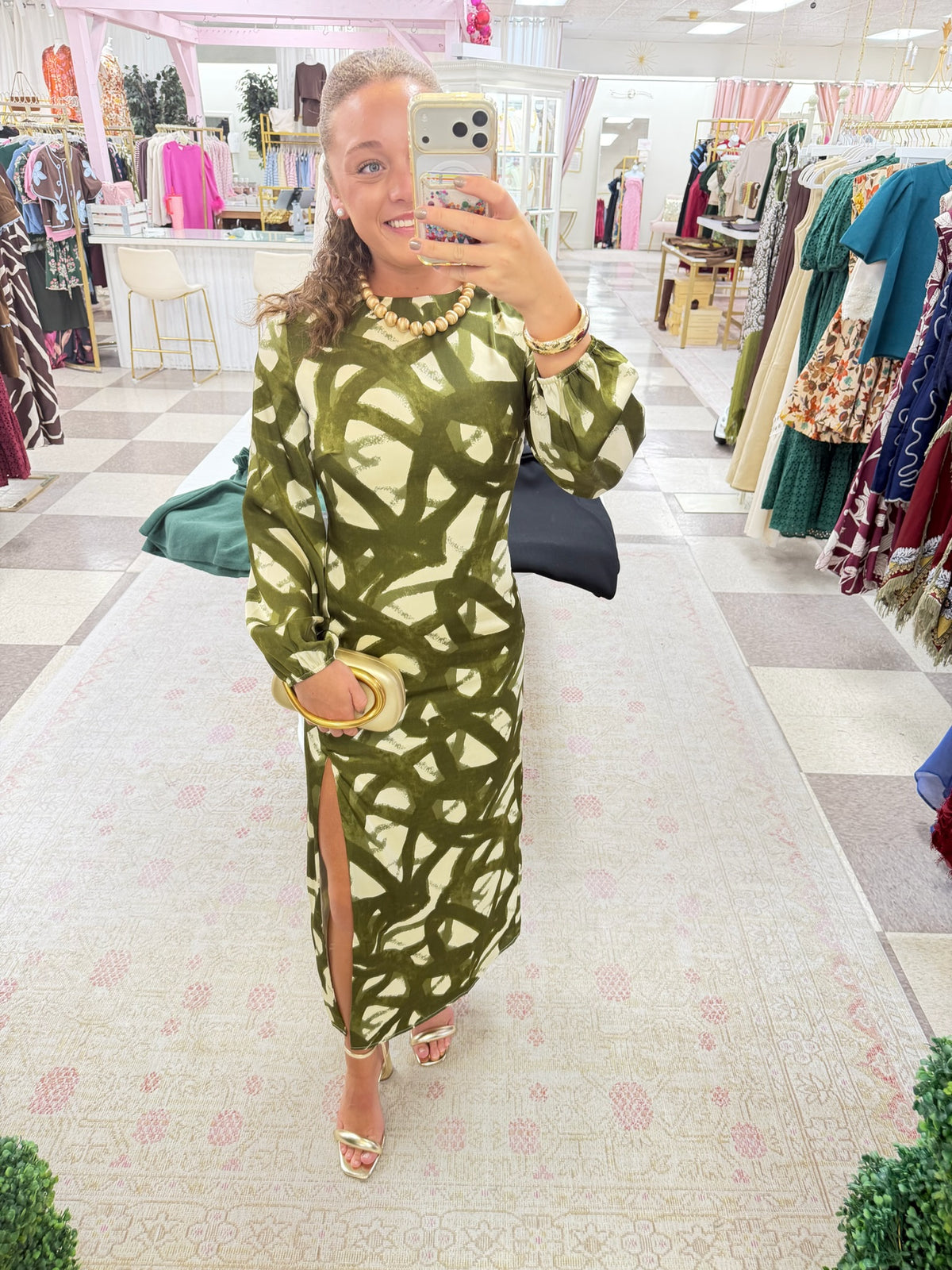 Olive Abstract Attraction