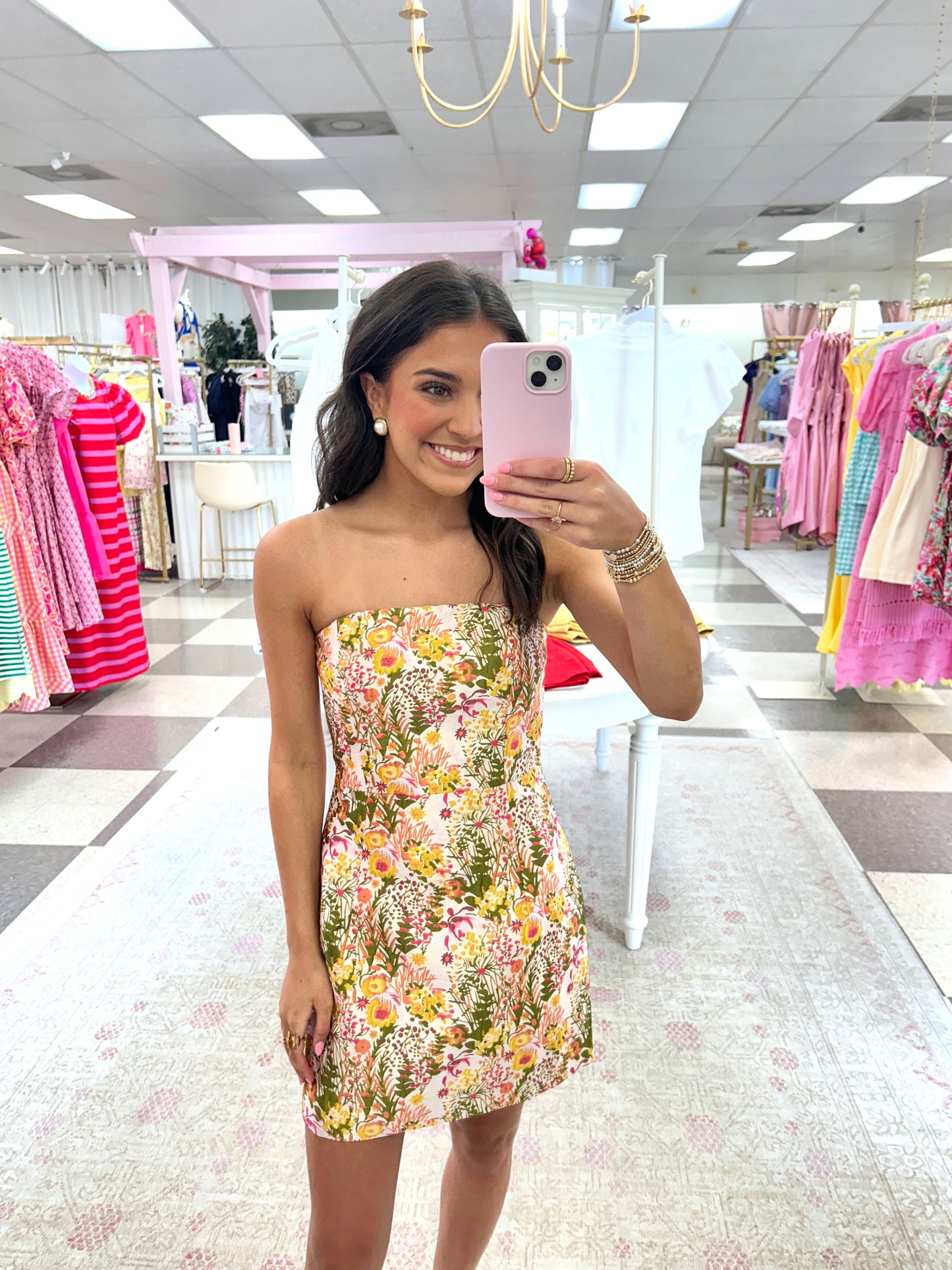 Tea Party Strapless Mini dress