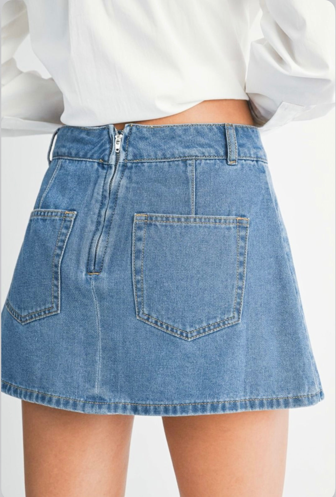 Marina Denim Skort