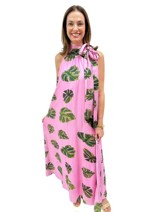 Palm Springs Maxi Dress (Pink)